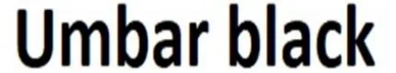 Umbar black logo